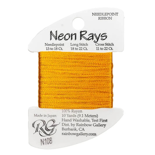 NEON RAYS N108-YELLOW ORANGE