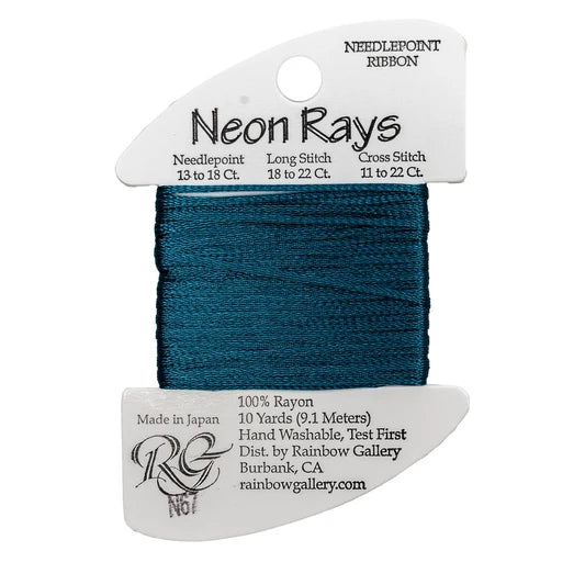 NEON RAYS N67-DARK TEAL