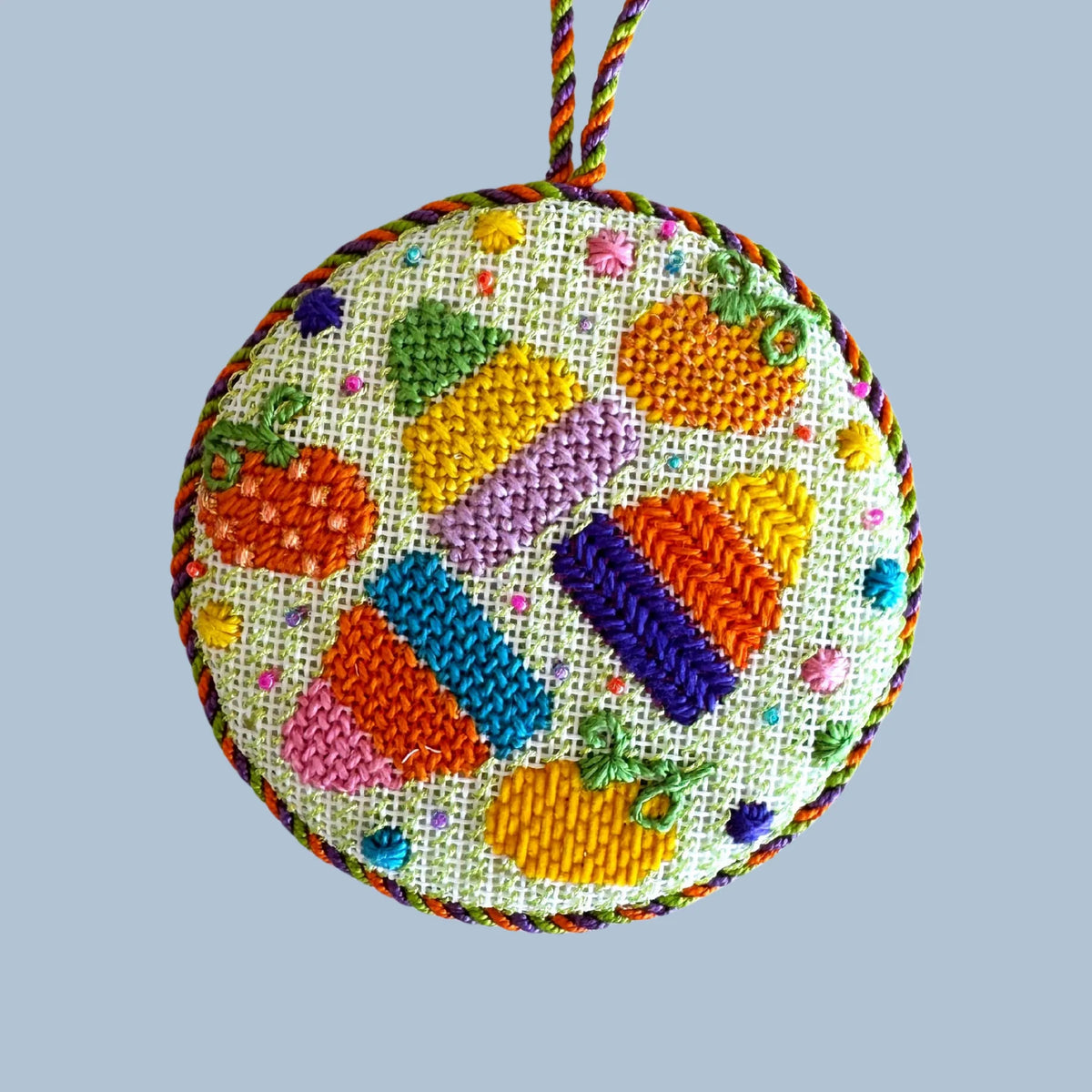 Colorful Candy Corn Round
