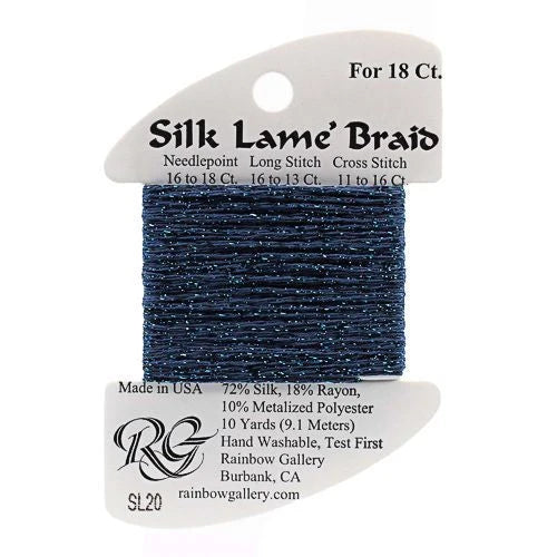 Silk Lame Braid 18 - SL20 Dark Antique