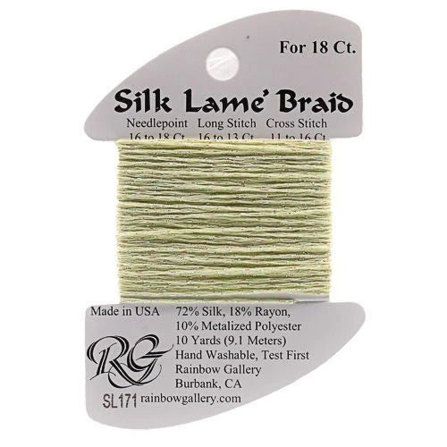 Silk Lame Braid 18 - SL171 Mellow Yellow