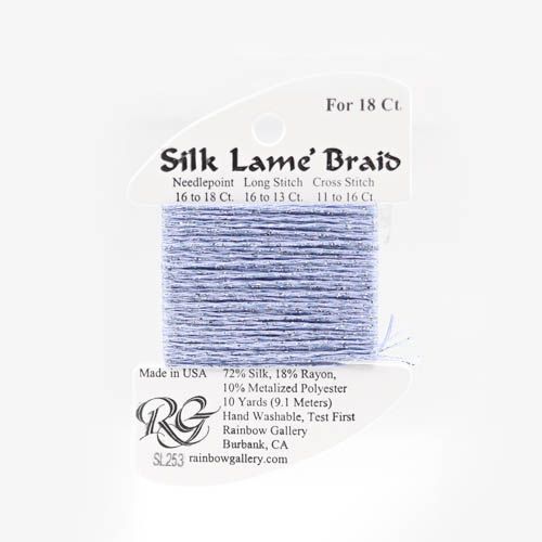 Silk Lame Braid 18 - SL253 Antique Periwinkle