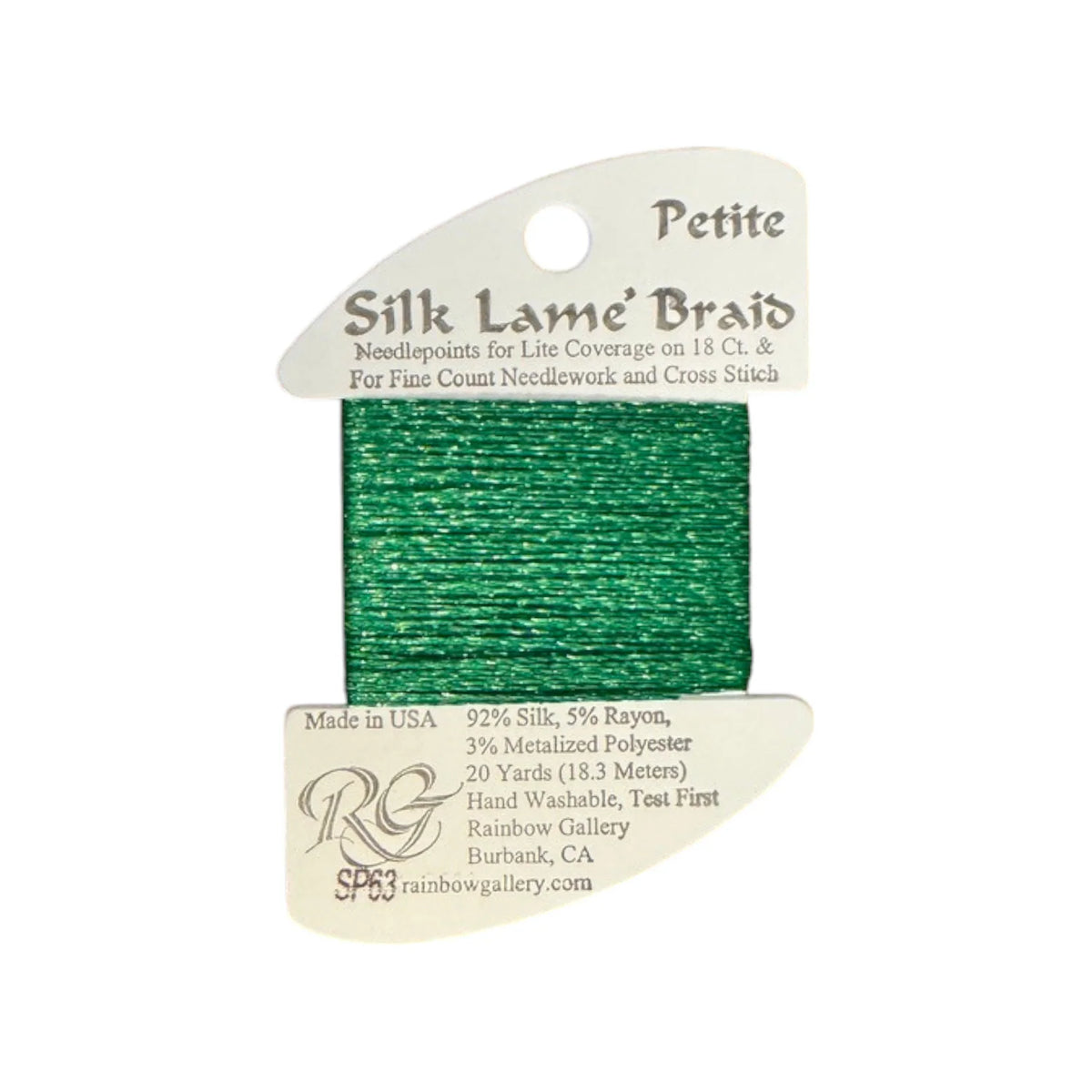 Silk Lame Petite SP63 EMERALD