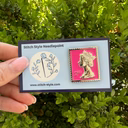 Pink Queen Stamp Needle Minder