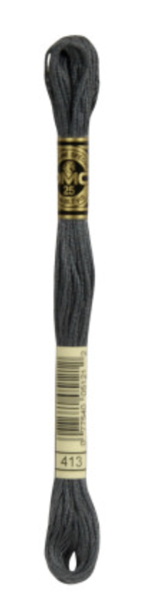 Mouliné Spécial 25 Dark Grey 413