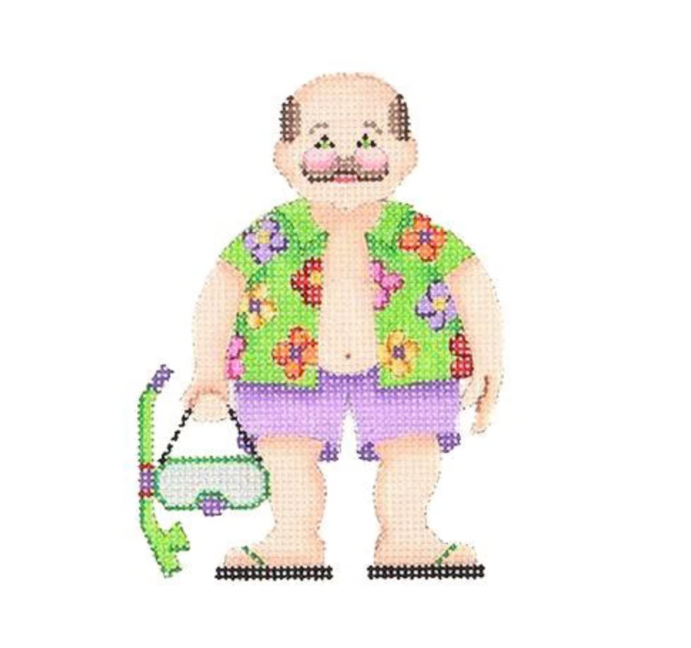 Charlie the Beach Hunk in Hawaiian Shirt