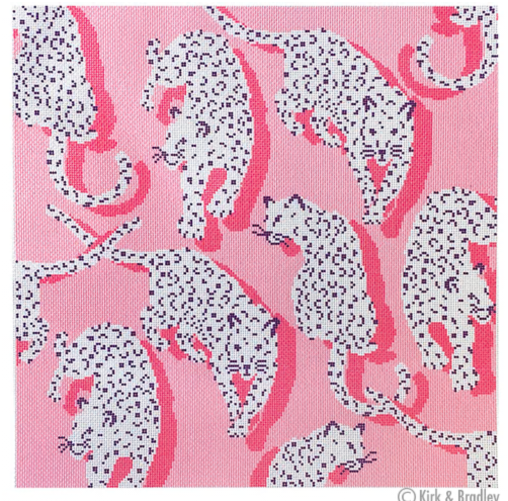 Leopard Pillow - Pink