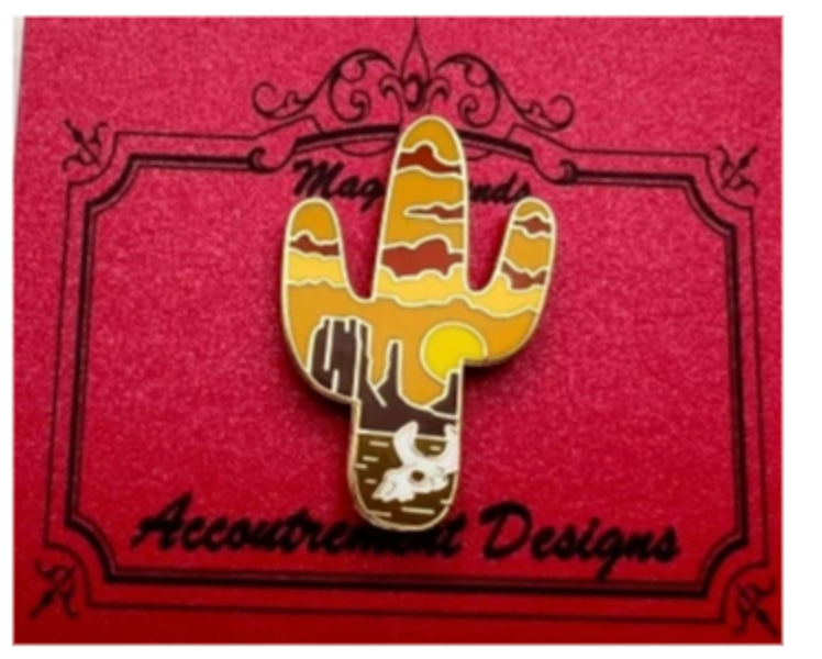 Cactus (Western Scene) Needle Minder