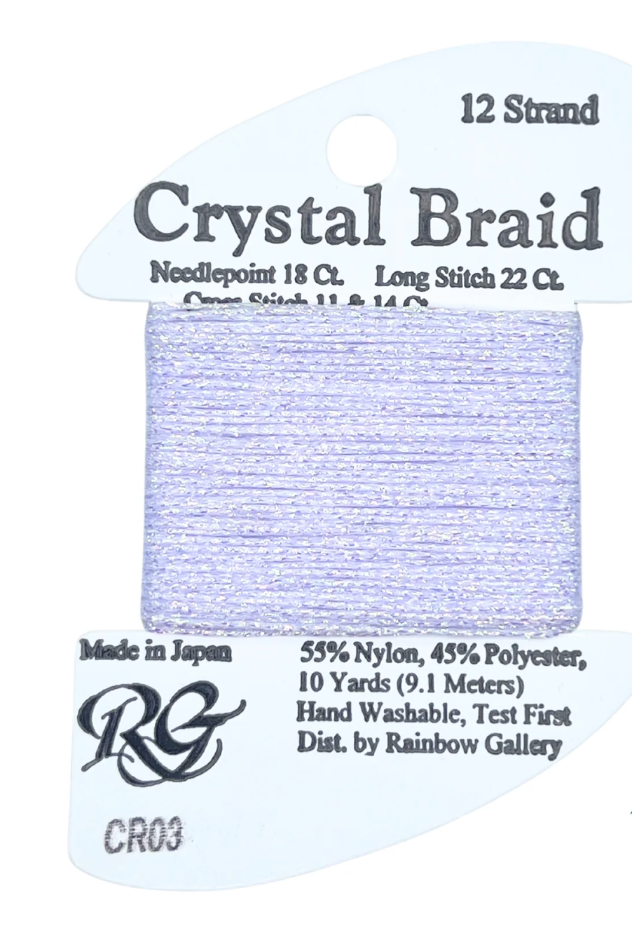 Crystal Braid CR03 Lavender Pearl