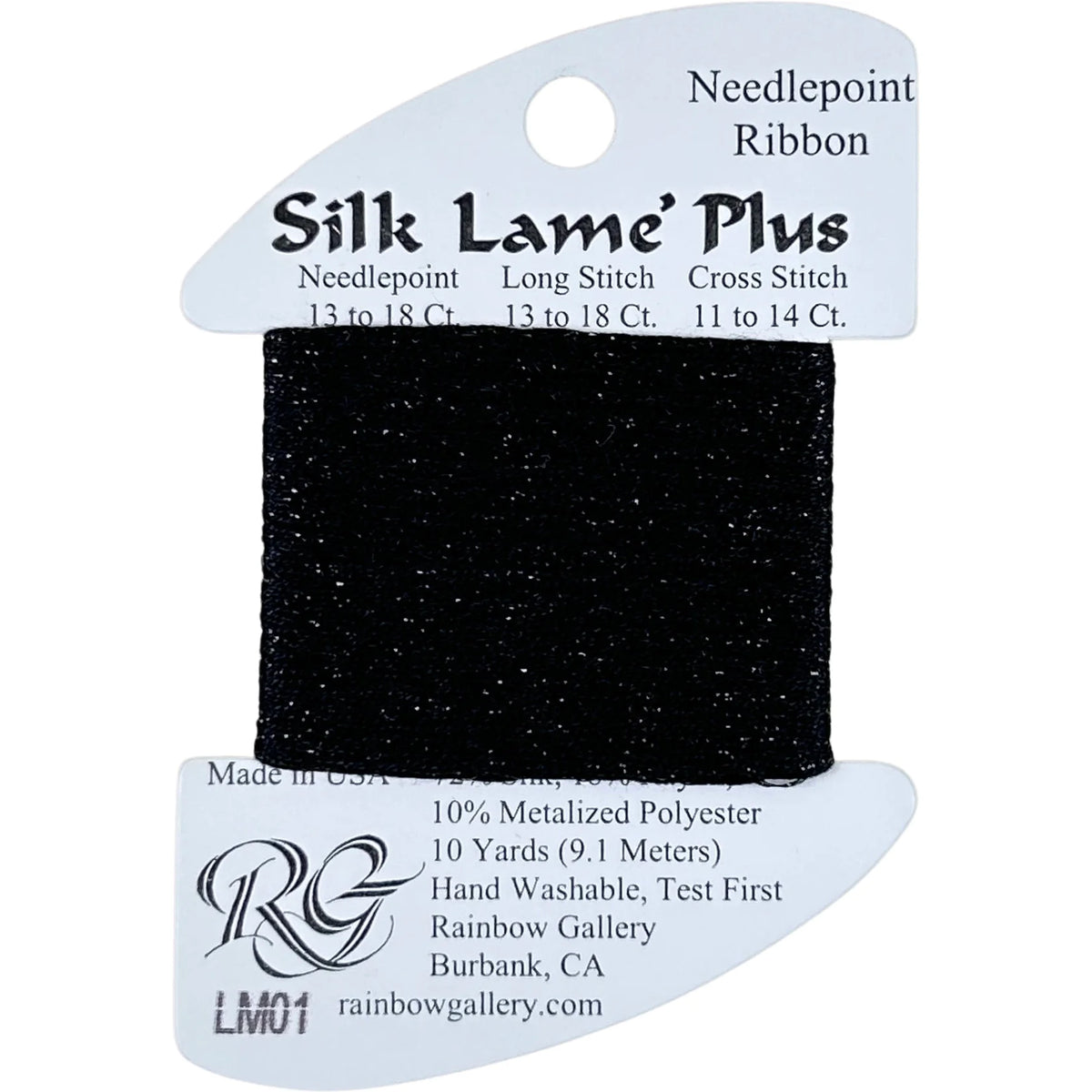 Silk Lame Plus LM01 Black