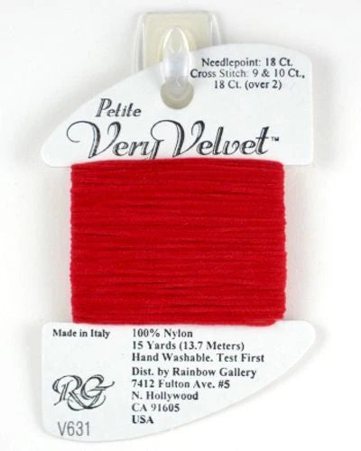 Petite Very Velvet - V631 Christmas Red