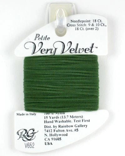 Petite Very Velvet - V652 Hunter Green