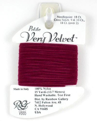 Petite Very Velvet - V665 Dark Raspberry