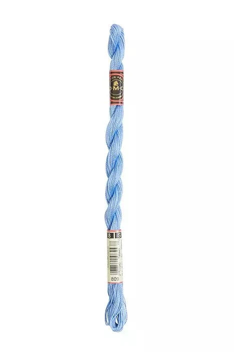 DMC Pearl Cotton 3 Soft Blue 809