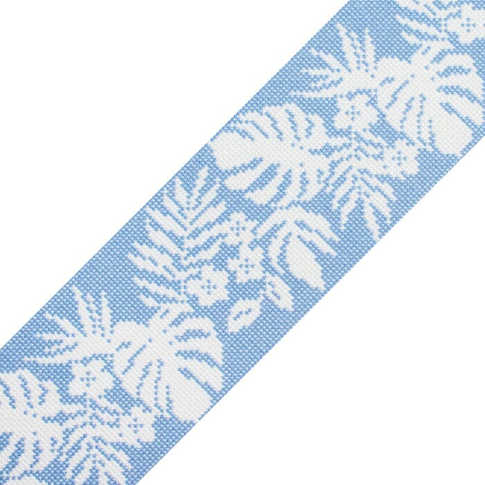 Hibiscus Band - White on Blue