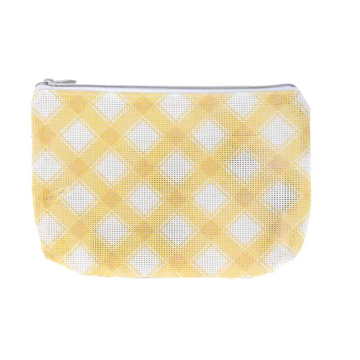 Cornsilk Mini Mad for Plaid Project Bag by Sew Emma
