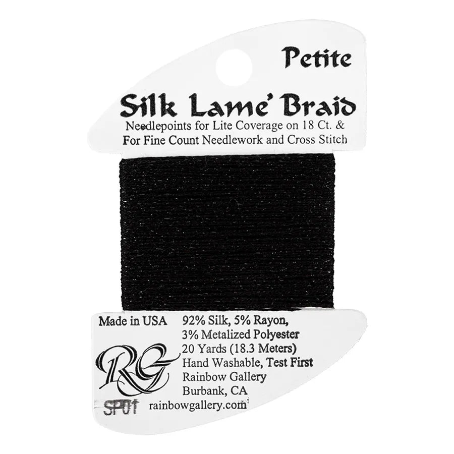 Silk Lame Petite SP01 BLACK