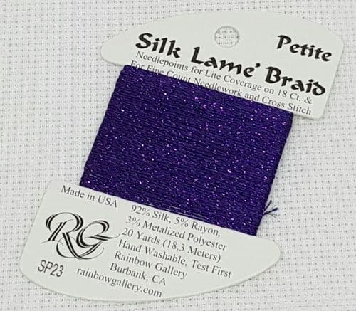Silk Lame Petite SP23 DARK LAVENDER