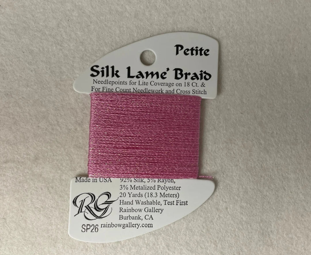 Silk Lame Petite SP26 RASPBERRY