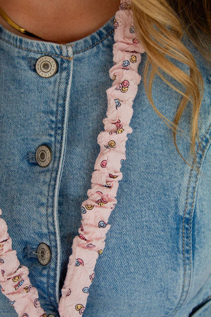 Extended Size Scrunchie Lanyard: Black Luxe