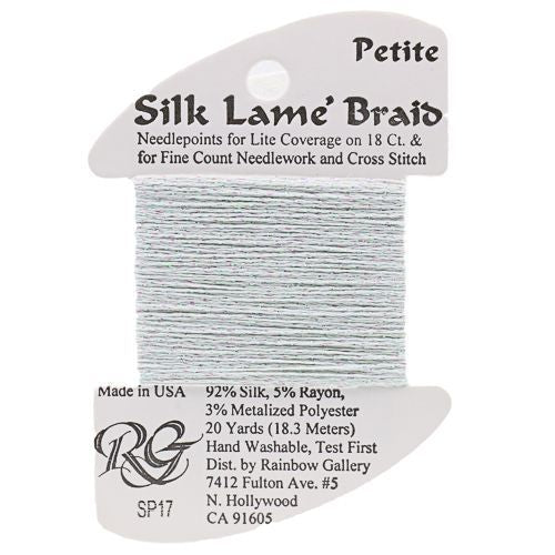 Silk Lame Braid Petite - SP17 Light Surf Blue