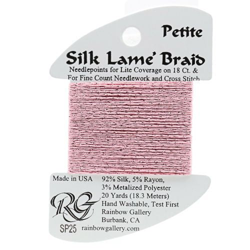 Silk Lame Braid Petite - SP25 Rose Pink