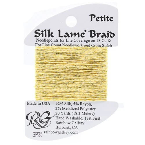 Silk Lame Braid Petite - SP35 Buttercup