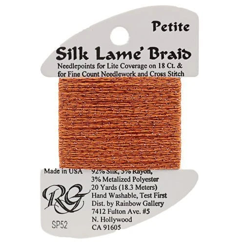 Silk Lame Braid Petite - SP52 Pumpkin