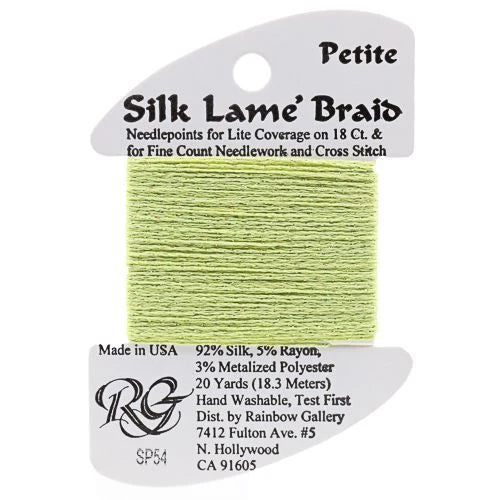 Silk Lame Braid Petite - SP54 Light Avocado