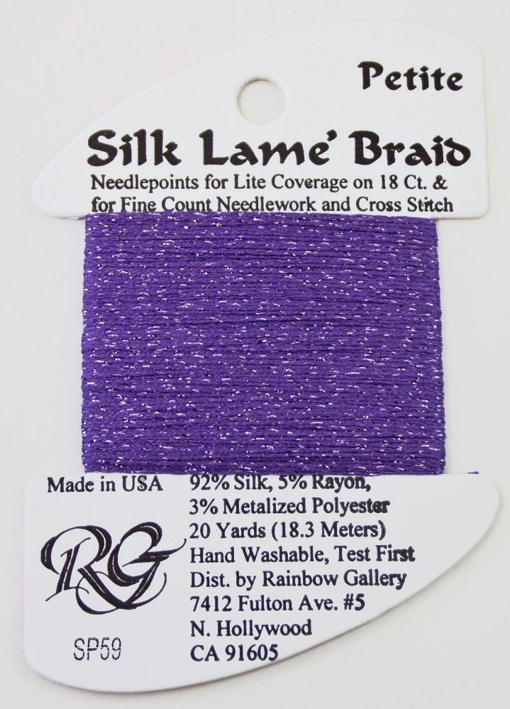 Silk Lame Braid Petite - SP59 Lilac