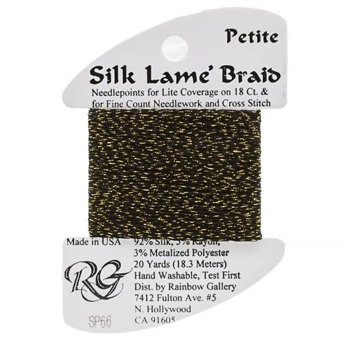 Silk Lame Braid Petite - SP66 Antique Gold