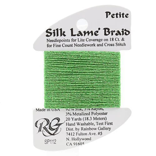 Silk Lame Braid Petite - SP112 Spring Green
