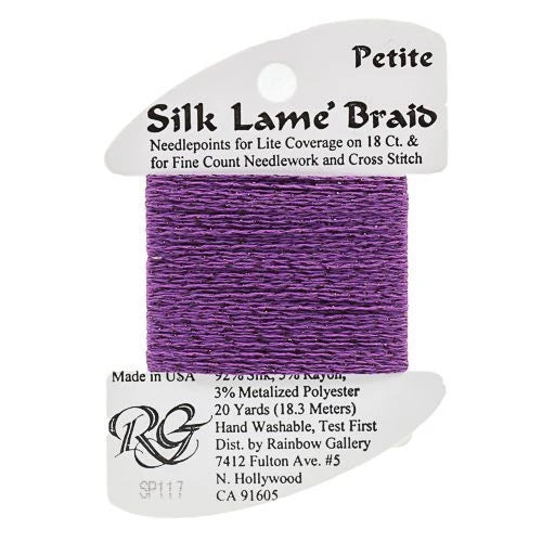 Silk Lame Petite SP117 DARK VIOLET