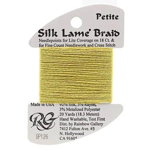 Silk Lame Petite SP126 CANARY YELLOW