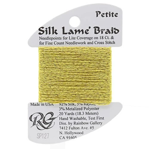 Silk Lame Braid Petite - 127 Golden Yarrow