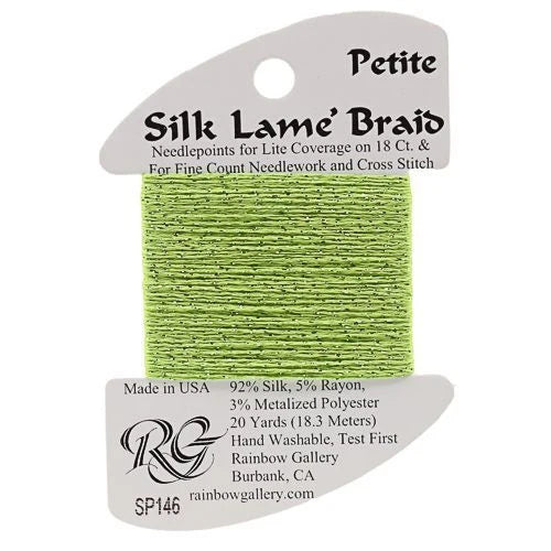 Silk Lame Braid Petite - 146 Apple Green