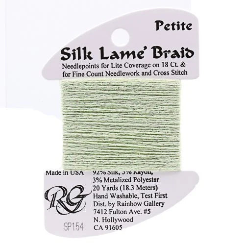 Silk Lame Braid Petite - 154 Misty Green