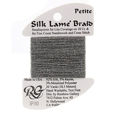 Silk Lame Petite SP183 Gray Stone