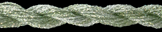 Threadworx #12 Overdyed Metallic Silver Olive 91065