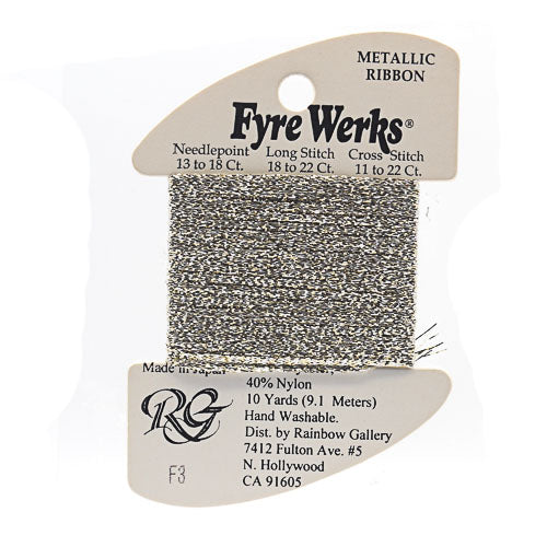 Fyre Werks Metallic Ribbon -F3 Vatican Gold