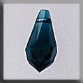 Very Small Teardrop Emerald Bead