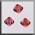 Rondele Champagne Rose Bead