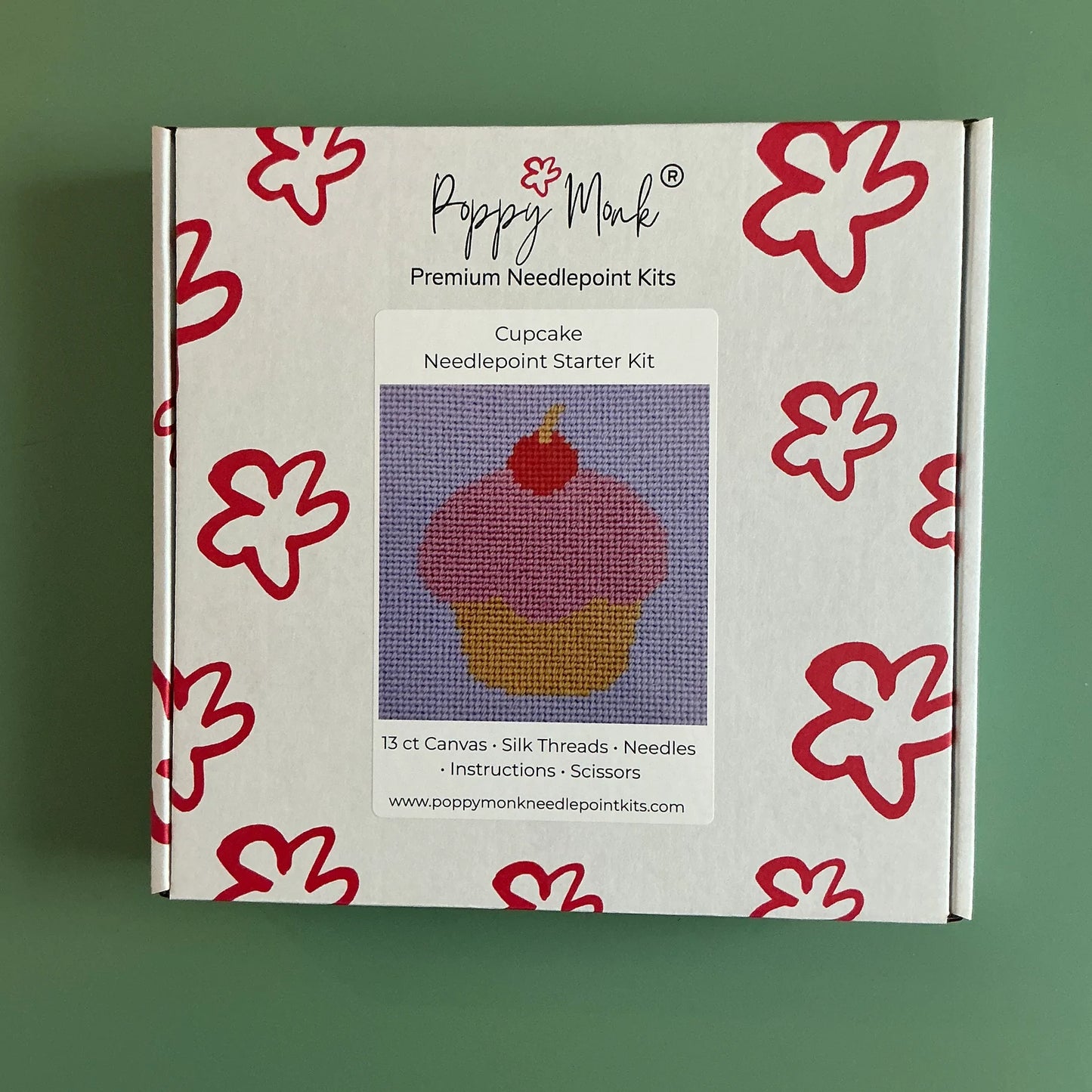Cupcake Needlepoint Kit