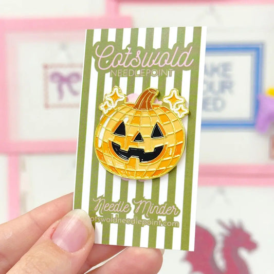 Jack-O'-Lantern Pumpkin Needle Minder