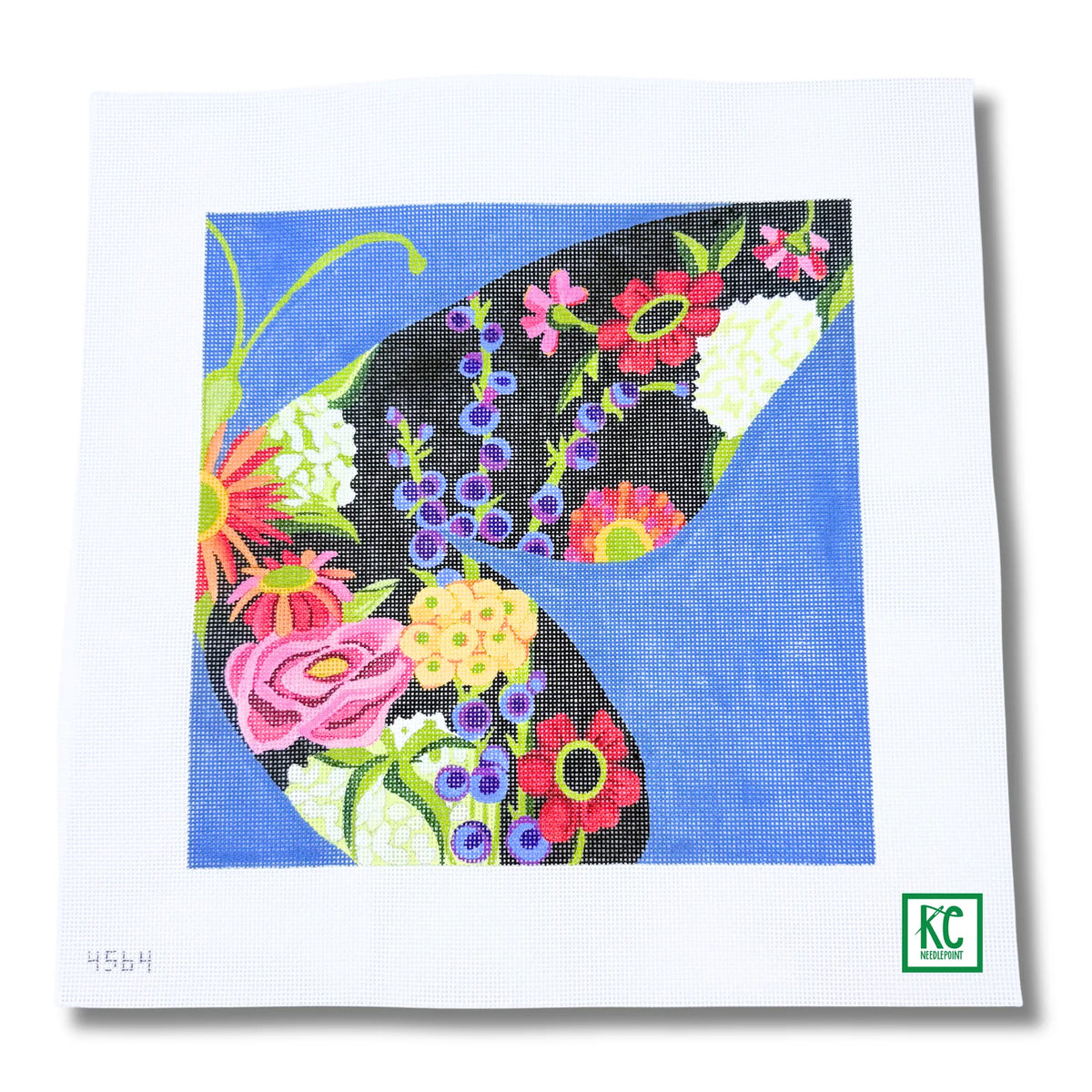 Half Floral Butterfly