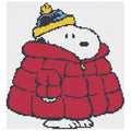 PEANUTS Winter - Snoopy in Puffer Coat Canvas