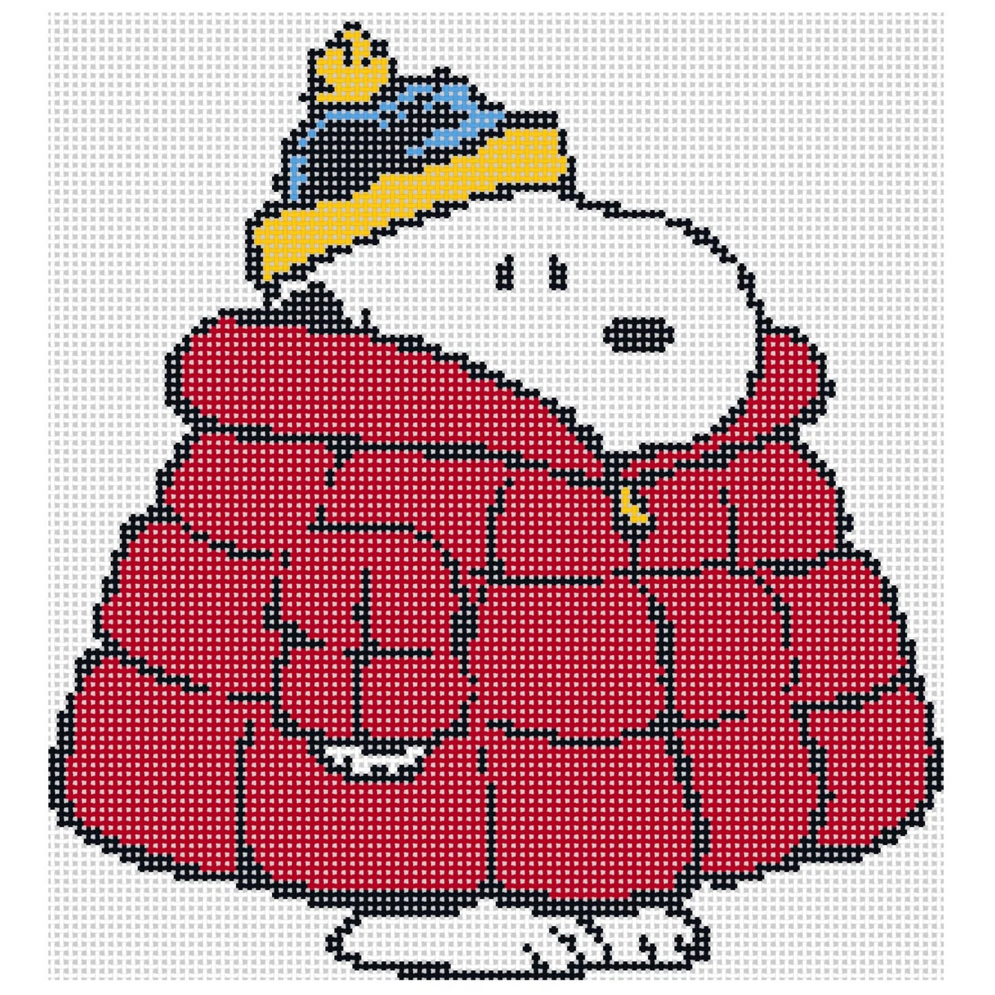 PEANUTS Winter - Snoopy in Puffer Coat Canvas