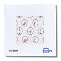 Mini Vintage Floral Square Printed Canvas