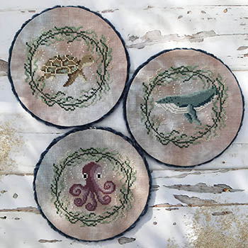 Sea Animals Trio by Paola Rizzi - Puntini Puntini
