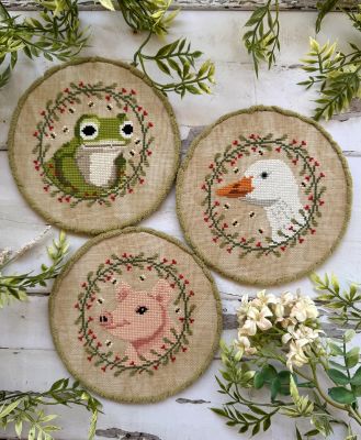 Countryside Animals Trio 2025 by Paola Rizzi - Puntini Puntini